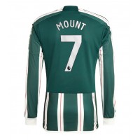 Camiseta Manchester United Mason Mount #7 Segunda Equipación Replica 2023-24 mangas largas